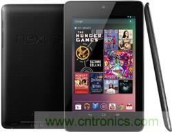 Google　Nexus　7平板計算機采行OGS觸屏設計，兼具高透光量與優異料件成本效益，OGS單片式觸控玻璃應用未來可期。
