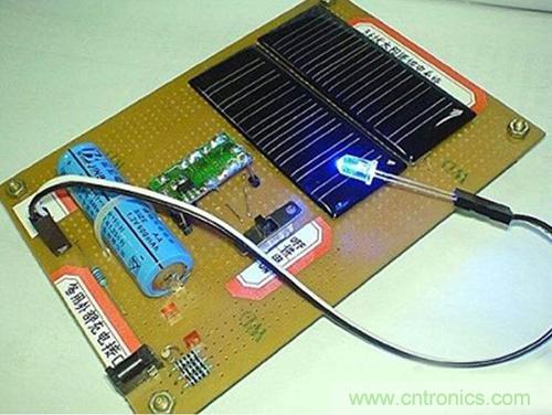 微型太陽能供電板DIY，給手電筒收音機供電