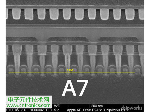 iPhone 5S芯片級(jí)拆解,顯微鏡下的A7處理器揭秘