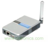 圖1：Linksys WPS54G打印服務(wù)器。