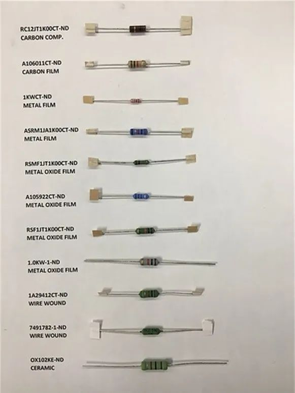對照一下，你了解幾種電阻？